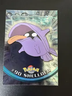 2000 Topps Pokemon TV Series 2 Shellder Foil (Blue Logo) - Image 1