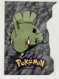Topps 2001 Pokemon Johto League Champions Larvitar Die Cut #16 LP - Image 1