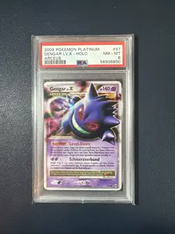 Pokemon Gengar LV.X Platinum Arceus 97 Holo PSA 8 NM-MT (2009) - Image 1