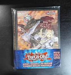 Albaz Ecclesia Tri-Brigade Yugioh 9 Pocket Duelist Portfolio Konami Sealed - Image 1