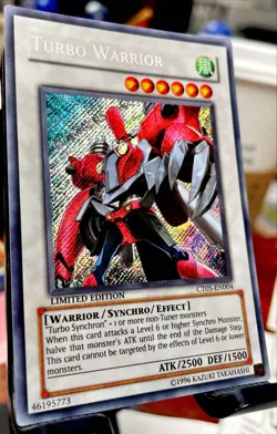 MINT 🔥 Yugioh Turbo Warrior CT05-EN004 Secret Rare - Image 2