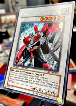 MINT 🔥 Yugioh Turbo Warrior CT05-EN004 Secret Rare - Image 3