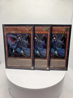Yugioh 3/Playset K9-17 Izuna JUSH-EN031 Ultra Rare 1st Edition Near Mint - Image 1