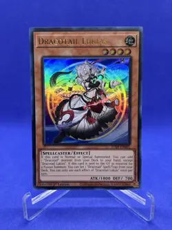 Yugioh! - Dracotail Lukias - JUSH-EN001 - Ultra Rare - 1'st Edition - NM/M - Image 1