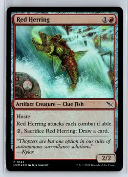 FOIL Red Herring Murders at Karlov Manor - MTG Magic the Gathering Card - Image 1