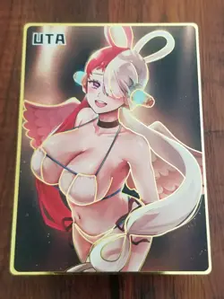 Uta - One Piece - Goddess Story Gold Metal Card - Image 1