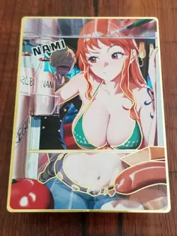 Nami - One Piece - Goddess Story Gold Metal Card - Image 1