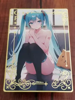 Hatsune Miku - Goddess Story Gold Metal GP Card - Image 1