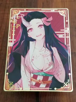 Nezuko Kamado - Demon Slayer - Goddess Story Gold Metal LGP Card - Image 1