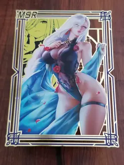 Shenhe - Genshin Impact - Goddess Story Gold Metal MSR Card - #028/200 - Image 1