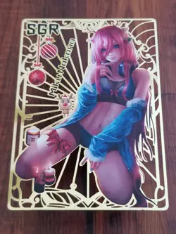 Miku Nakano - Goddess Story Gold Metal SGR Card - #111/200 - Image 1