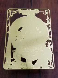 Raiden Shogun - Genshin Impact - Goddess Story Gold Metal Card - Image 2