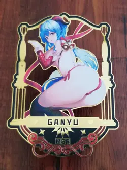 Ganyu - Genshin Impact - Goddess Story Gold Metal MSR Card - #150/200 - Image 1