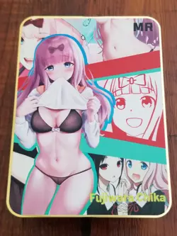 Chika Fujiwara - Kaguya-sama - Goddess Story Gold Metal MR Card - #086/100 - Image 1