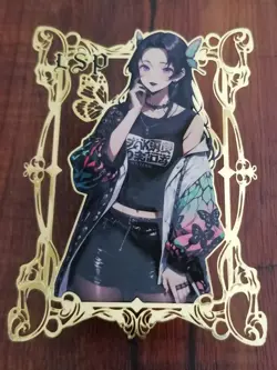 Shinobu Kocho - Demon Slayer - Goddess Story Gold Metal LSP Card - #029/100 - Image 1