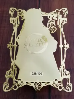 Shinobu Kocho - Demon Slayer - Goddess Story Gold Metal LSP Card - #029/100 - Image 2