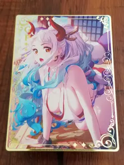 Yamato - One Piece - Goddess Story Gold Metal GP Card - Image 1