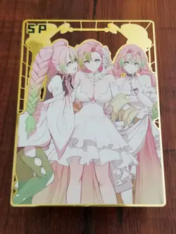 Mitsuri Kanroji - Demon Slayer - Goddess Story Gold Metal SP Card - #134/200 - Image 1