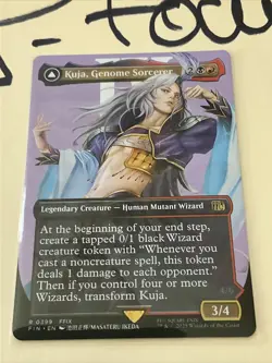Kuja, Genome Sorcerer (Borderless) Final Fantasy Regular, MTG, Pack Fresh! - Image 1