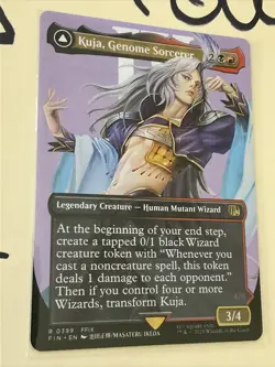 Kuja, Genome Sorcerer (Borderless) Final Fantasy Regular, MTG, Pack Fresh! - Image 3