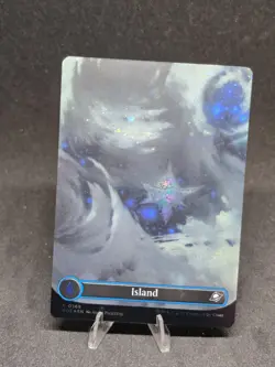 MTG Island 0368 Edge of Eternities Borderless Galaxy Foil NM - Image 1