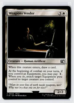 4x Weapons Vendor MTG Final Fantasy Regular - Image 1