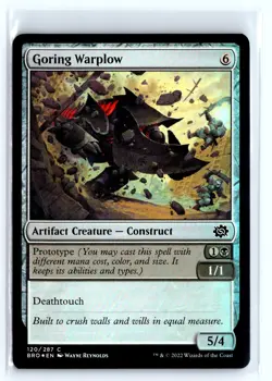 FOIL Goring Warplow The Brothers' War Common - MTG Magic the Gathering Card - Image 1