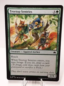 MTG - Bloomburrow - Treetop Sentries - #0201 - Playset x4 - Near Mint - Image 1