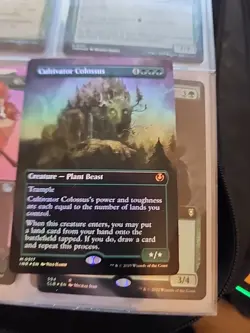 MTG Magic 1 x Cultivator Colossus x 1 - INR #317 Borderless FOIL - Image 1
