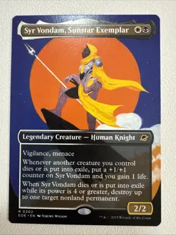 Syr Vondam, Sunstar Exemplar Borderless (NM Non-Foil) EOE-0302 Rare MTG - Image 1