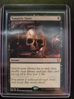 MTG Magic the Gathering NM Vampiric Tutor 156 Commander Legends - Image 1