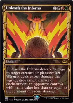 337 UNLEASH THE INFERNO SHOWCASE RARE STREETS OF NEW CAPENNA MTG CARD - Image 1