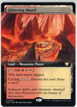 Glittering Massif Extended Art Regular Edge of Eternities MTG 042 EOC - Image 1