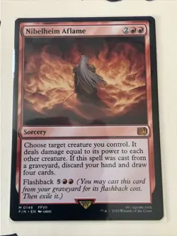 Nibelheim Aflame Final Fantasy Regular, MTG, Pack Fresh! - Image 1