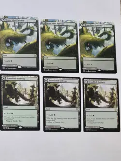 6x Branchloft Pathway (3 Showcase) - Zendikar Rising - Near Mint - MTG - Image 1