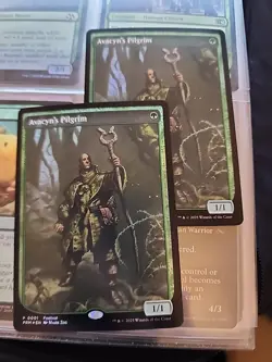 MTG Magic 2 x Avacyn's Pilgrim x 2 - FOIL Promo MagicFest - Image 1