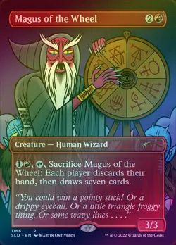 mtg magic secret lair magus of the wheel / Mage de la roue NM VO FOIL - Image 1