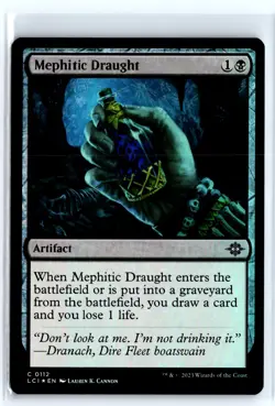 FOIL Mephitic Draught Lost Caverns of Ixalan - MTG Magic the Gathering Card - Image 1