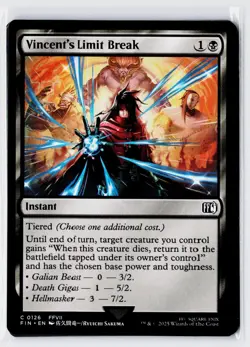 4x Vincent's Limit Break MTG Final Fantasy Regular - Image 1