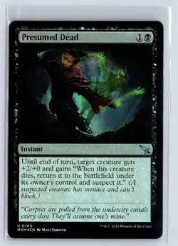 FOIL Presumed Dead Murders at Karlov Manor - MTG Magic the Gathering Card - Image 1