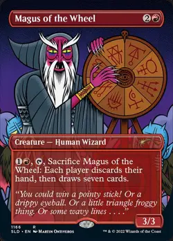 mtg magic secret lair magus of the wheel / Mage de la roue NM VO - Image 1