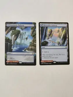 2x Riverglide Pathway (1 Showcase) - Zendikar Rising - Near Mint - MTG - Image 1