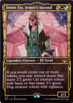 313 JINNIE FAY, JETMIR'S SECOND SHOWCASE RARE STREETS OF NEW CAPENNA MTG CARD - Image 1