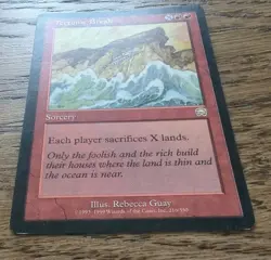 Magic the gathering - MTG - Tectonic Break Mercadian Masques - Played - Image 4