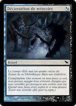 mtg magic Memory Sluice FRENCH vf fr Decantation de memoire 4 available - Image 1