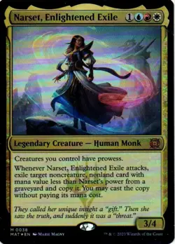 MTG: MOM: Aftermath: Foil Narset, Enlightened Exile: Lightly Played Condition - Image 1
