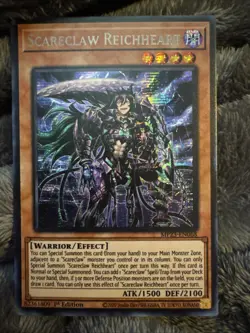 Scareclaw Reichheart MP23-EN068 Prismatic Secret Rare Yugioh! NM - Image 2