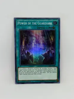 Yugioh Card Power of the Guardians EXFO-EN060 SUPER RARE - NM - Image 1