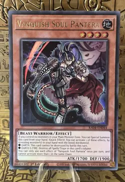Vanquish Soul Pantera (UR) RA04-EN044 Quarter Century Stampede 1st Ed. Yugioh! - Image 1