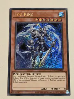 Fog King LODT-EN098 Secret Rare Yugioh Light of Destruction Unlimited Mint - Image 1